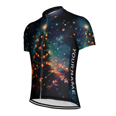 Customized Christmas Men's Cycling Jersey Short Sleeve