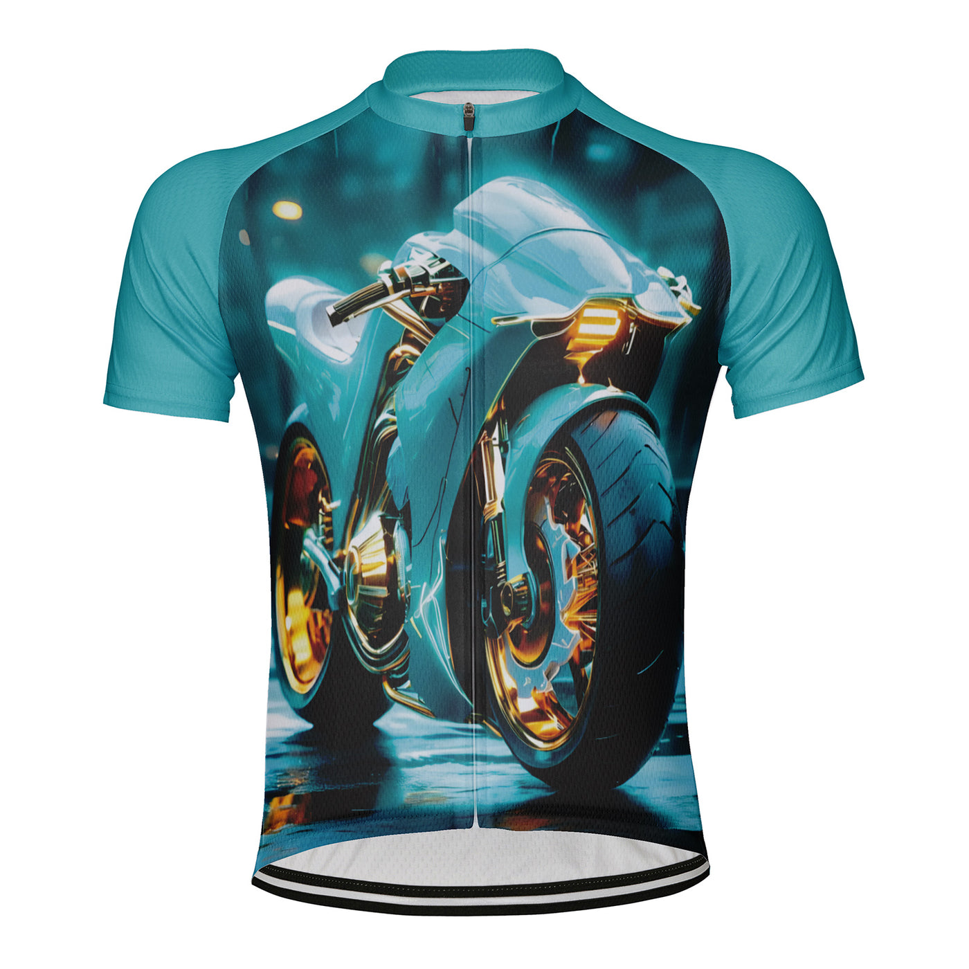 Customized Racing Car Men's Cycling Jersey Short Sleeve