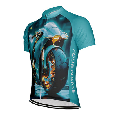 Customized Racing Car Men's Cycling Jersey Short Sleeve