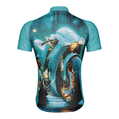 Customized Racing Car Men's Cycling Jersey Short Sleeve