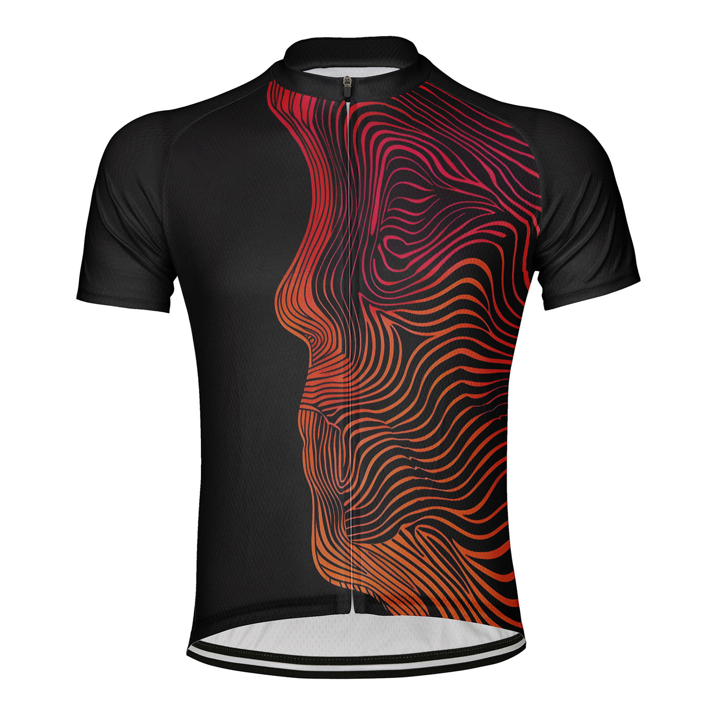 Customized Face Men's Cycling Jersey Short Sleeve