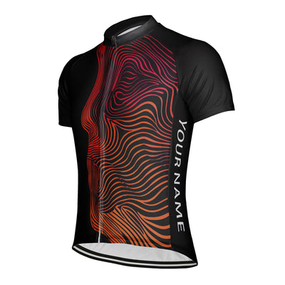 Customized Face Men's Cycling Jersey Short Sleeve