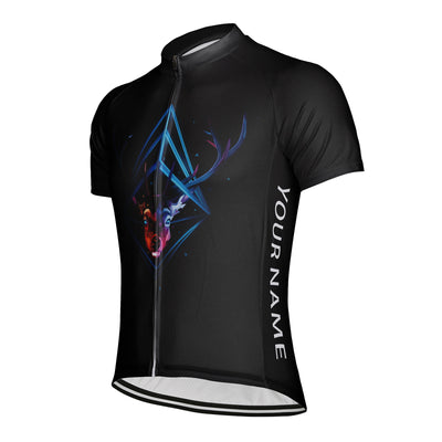 Customized Deer Men's Cycling Jersey Short Sleeve