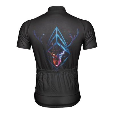 Customized Deer Men's Cycling Jersey Short Sleeve