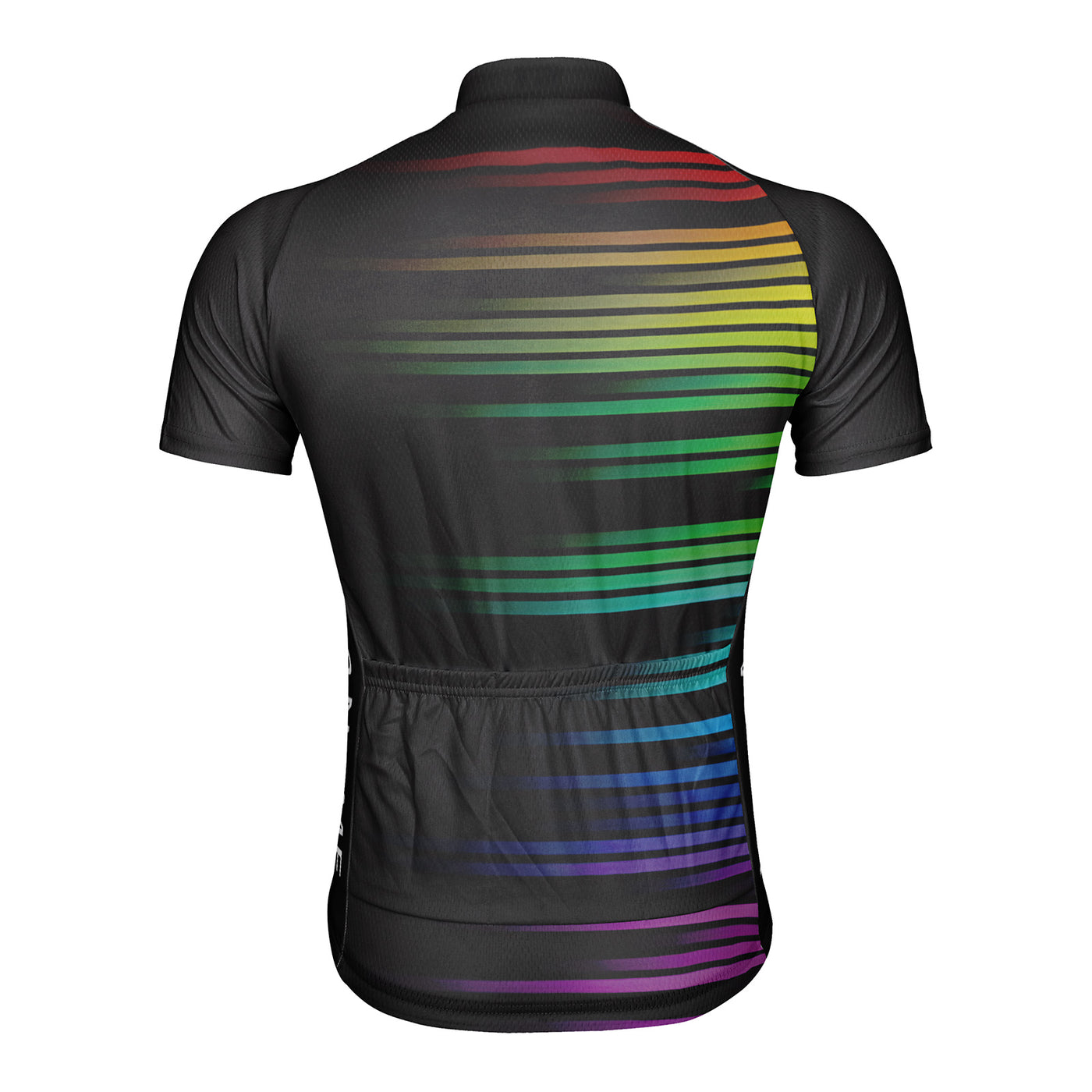 Customized Colorful Texture Men's Cycling Jersey Short Sleeve