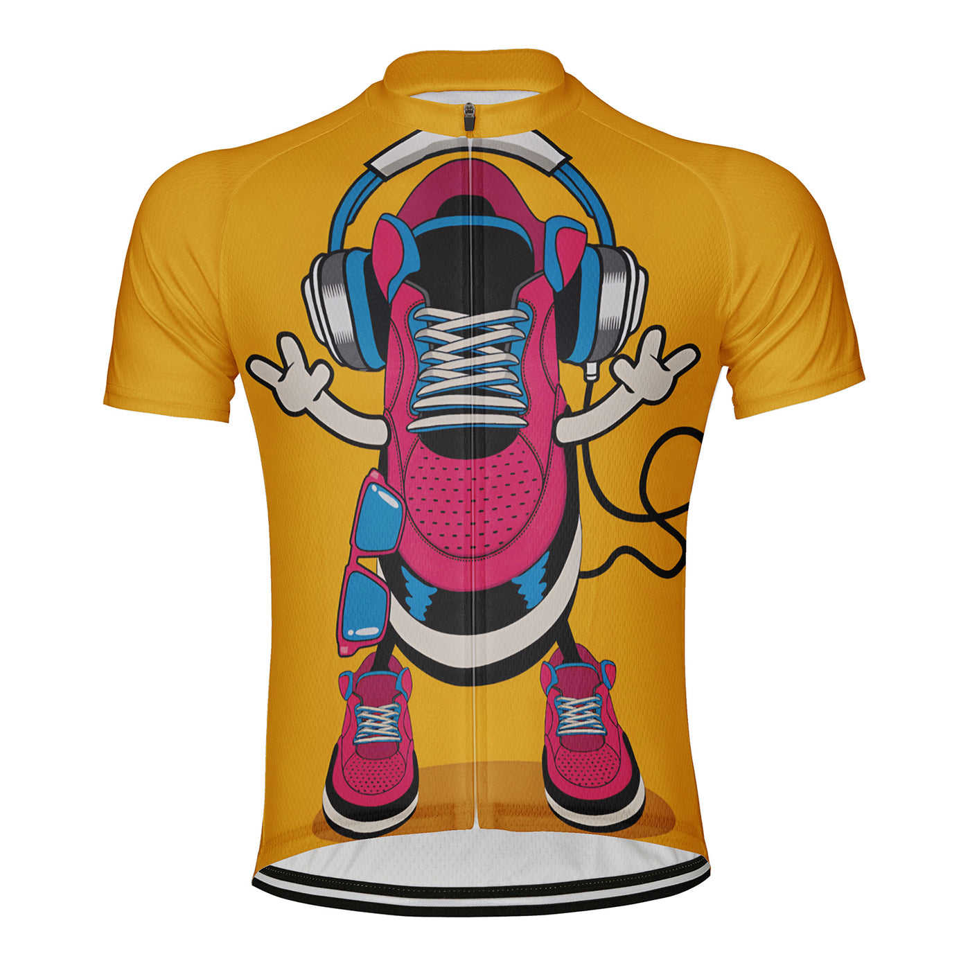 Customized Machine Shoes Men's Cycling Jersey Short Sleeve