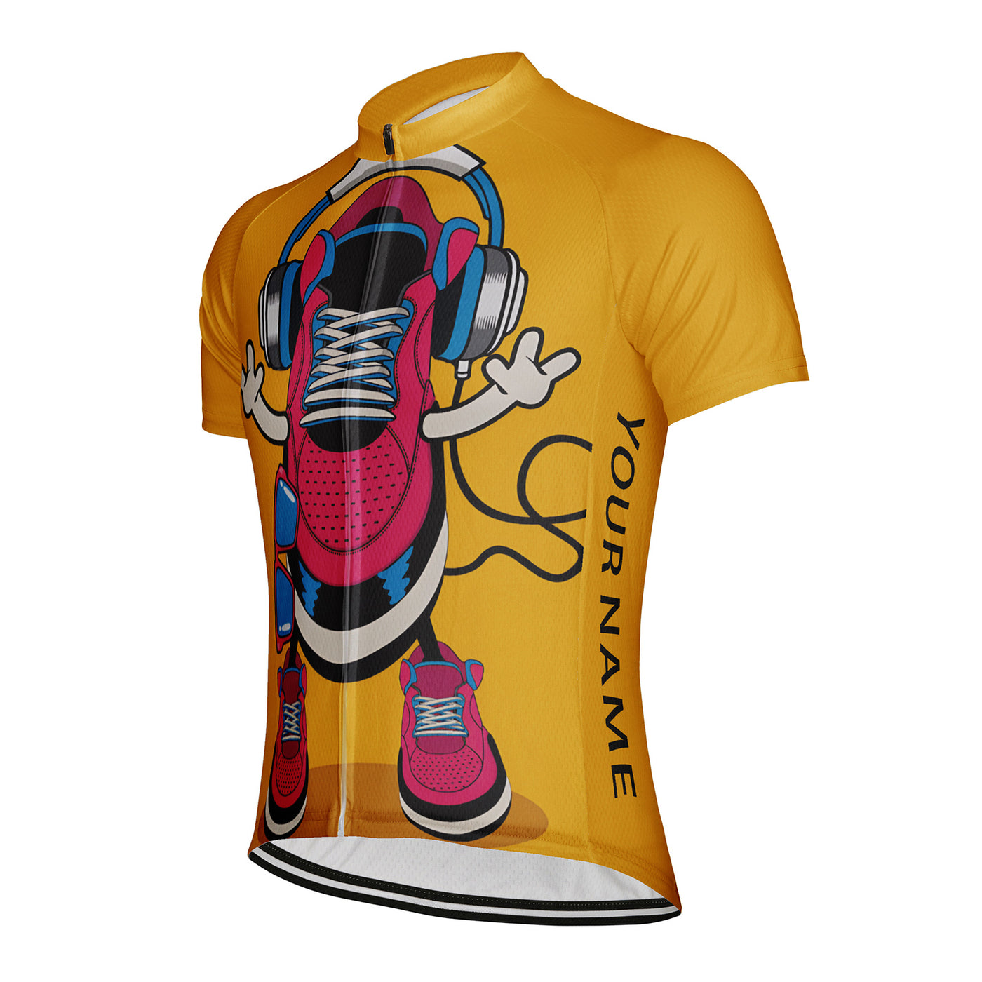 Customized Machine Shoes Men's Cycling Jersey Short Sleeve