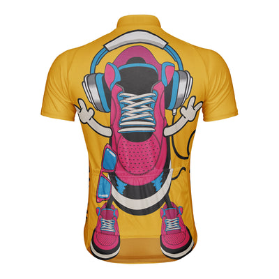 Customized Machine Shoes Men's Cycling Jersey Short Sleeve