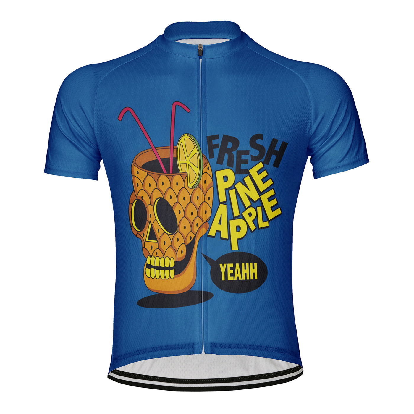 Customized Fresh Pine Apple Men's Cycling Jersey Short Sleeve
