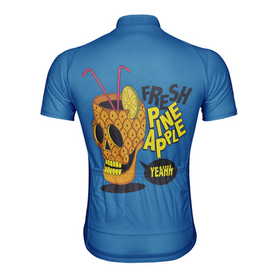Customized Fresh Pine Apple Men's Cycling Jersey Short Sleeve
