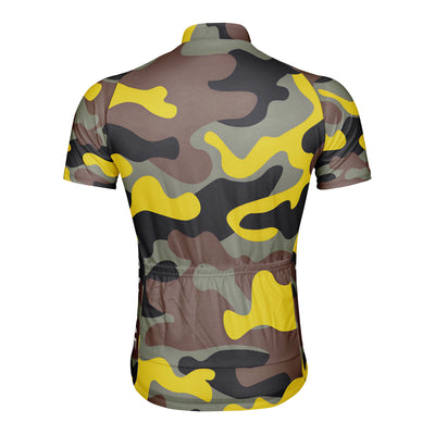 Customized Camouflage Color Men's Cycling Jersey Short Sleeve