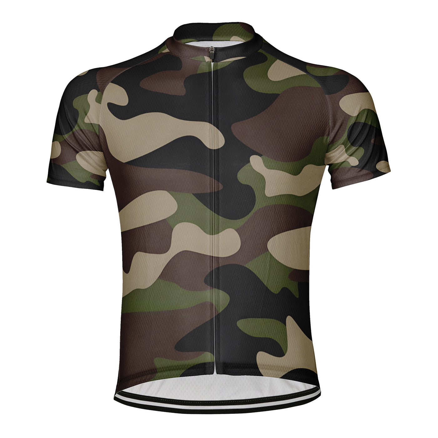 Customized Camouflage Color Men's Cycling Jersey Short Sleeve