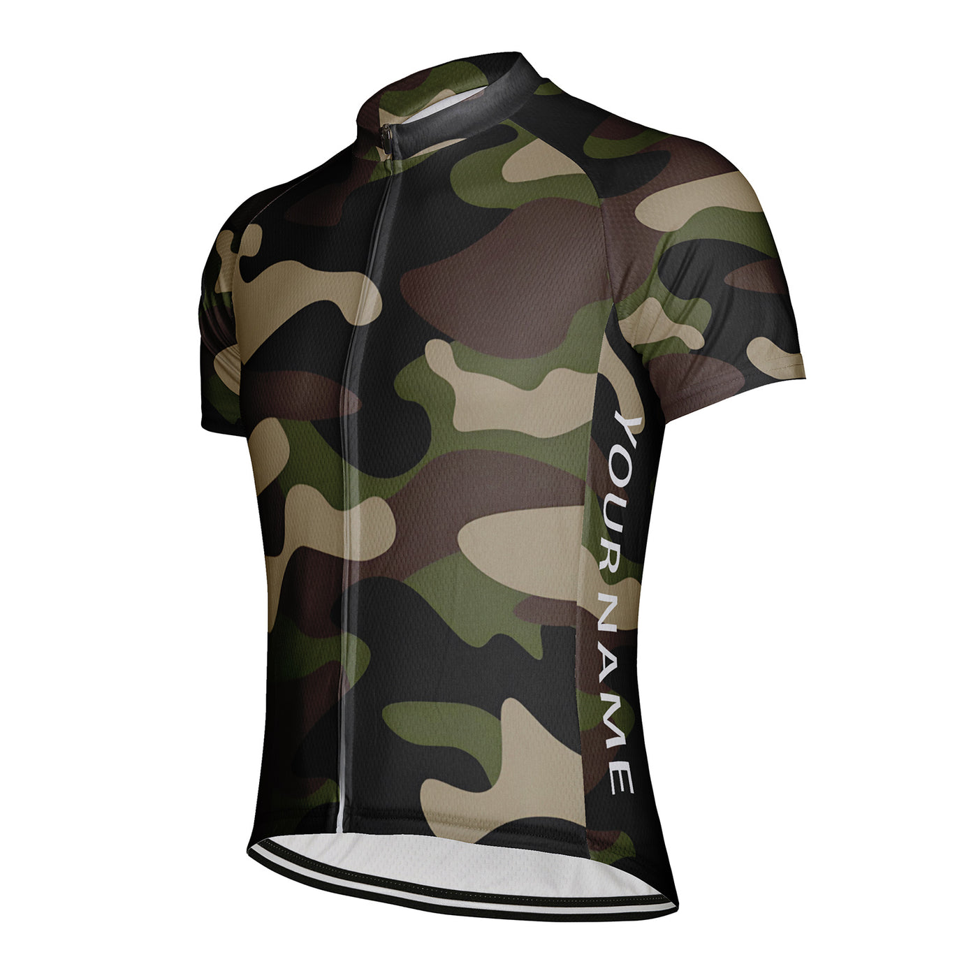 Customized Camouflage Color Men's Cycling Jersey Short Sleeve
