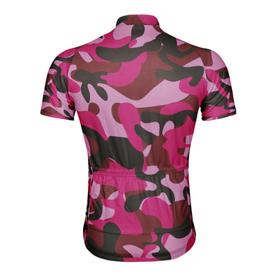 Customized Camouflage Color Men's Cycling Jersey Short Sleeve