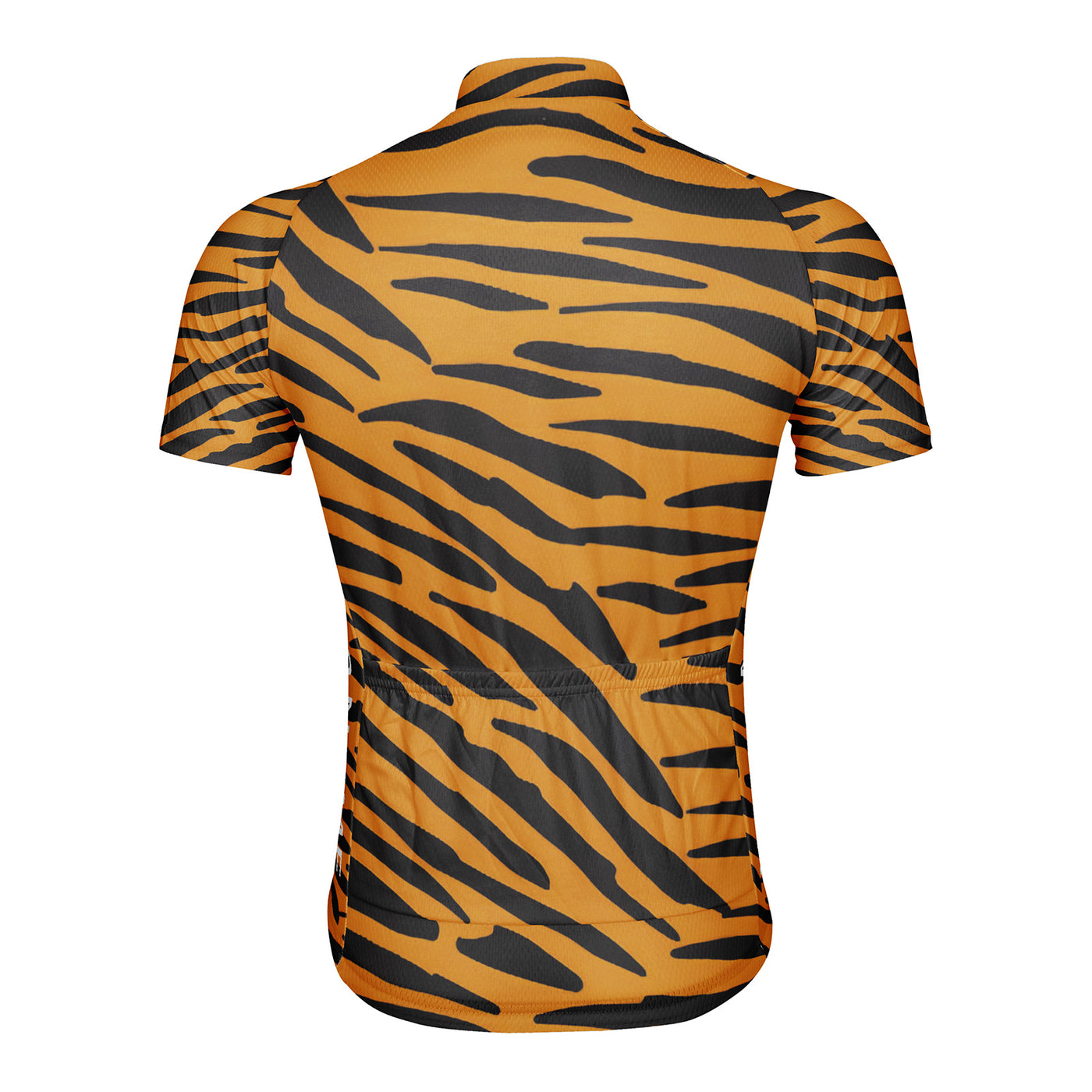 Customized Leopard Print Men's Cycling Jersey Short Sleeve