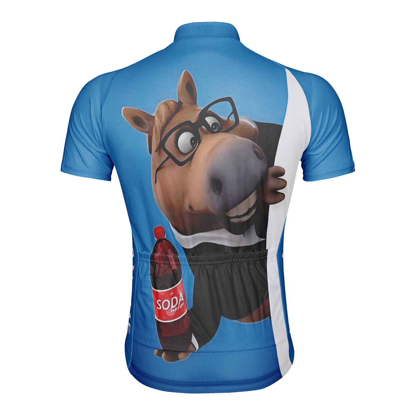 Customized Interesting Horse Men's Cycling Jersey Short Sleeve