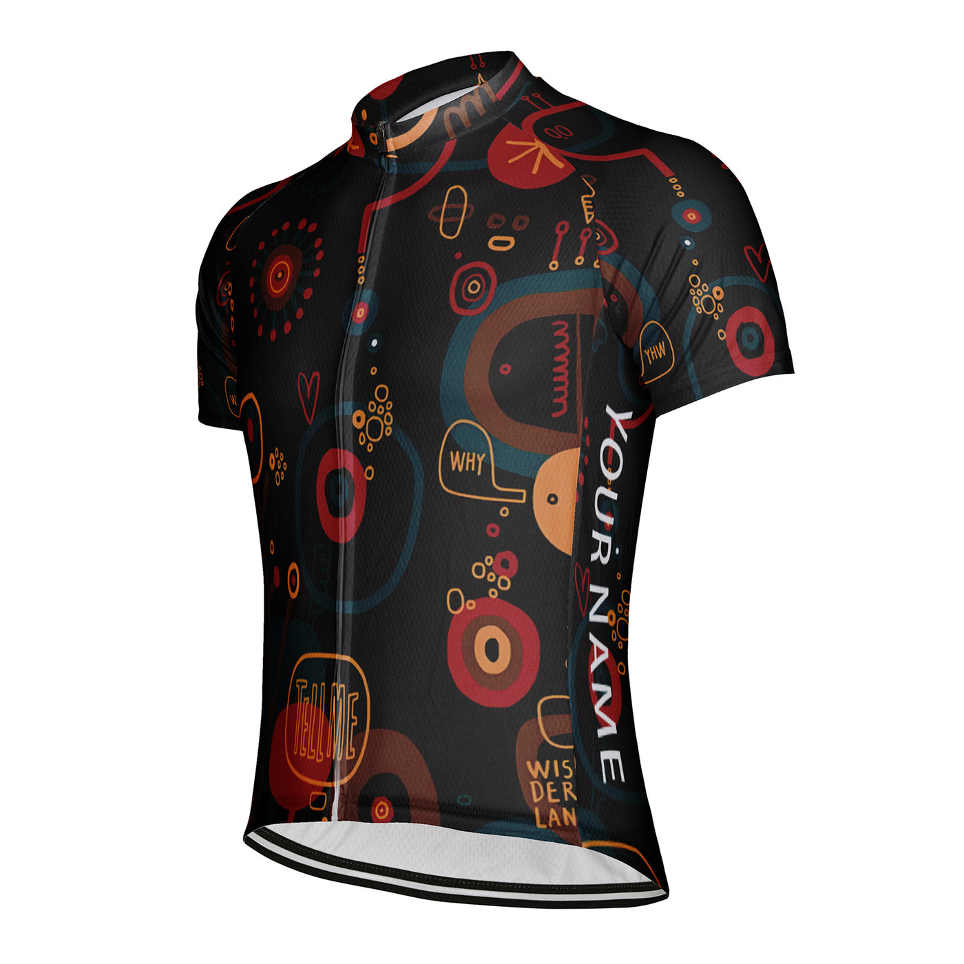 Customized Color Carnival Men's Cycling Jersey Short Sleeve
