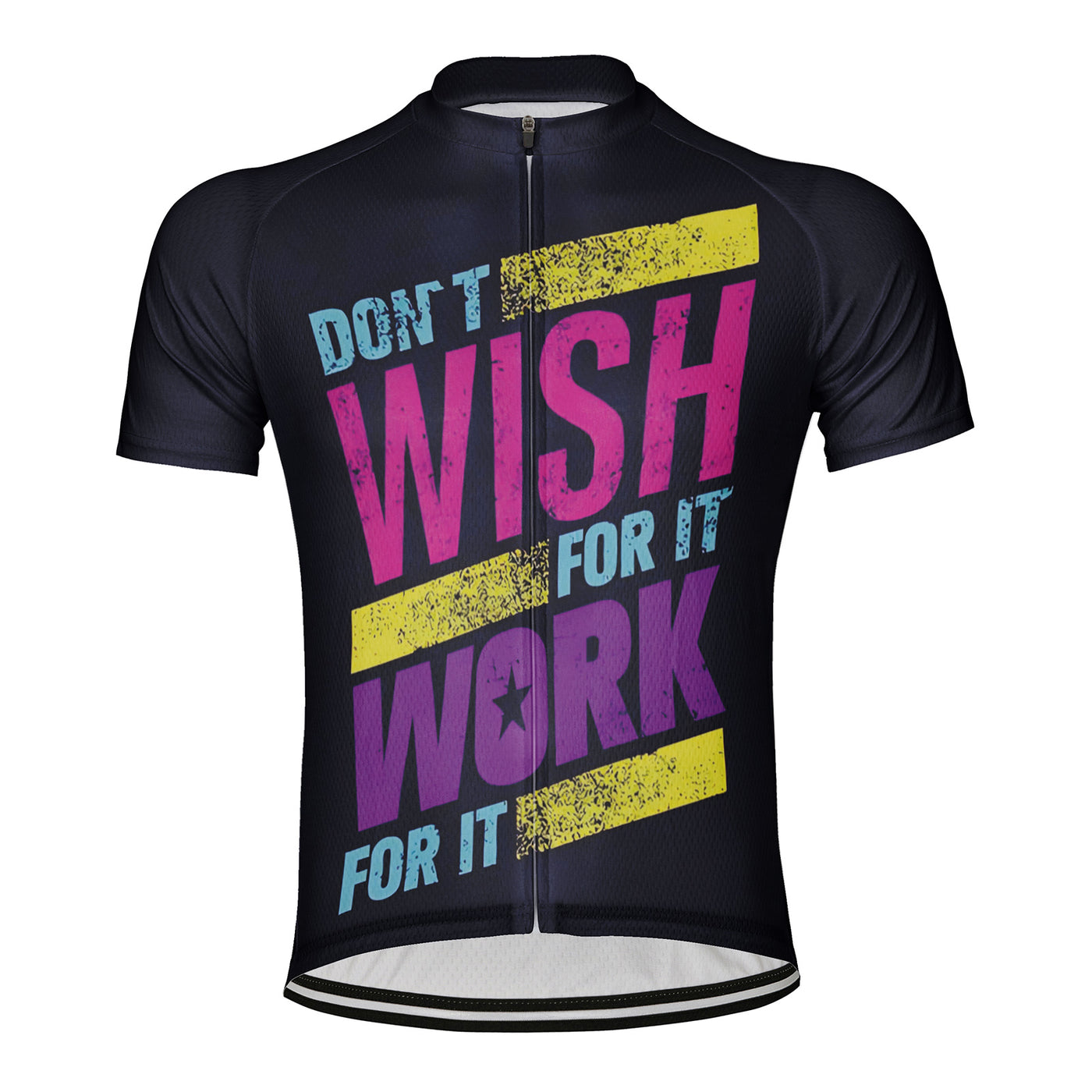 Customized Wish Work Men's Cycling Jersey Short Sleeve