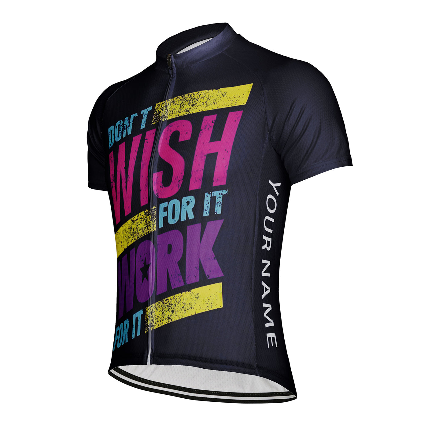 Customized Wish Work Men's Cycling Jersey Short Sleeve
