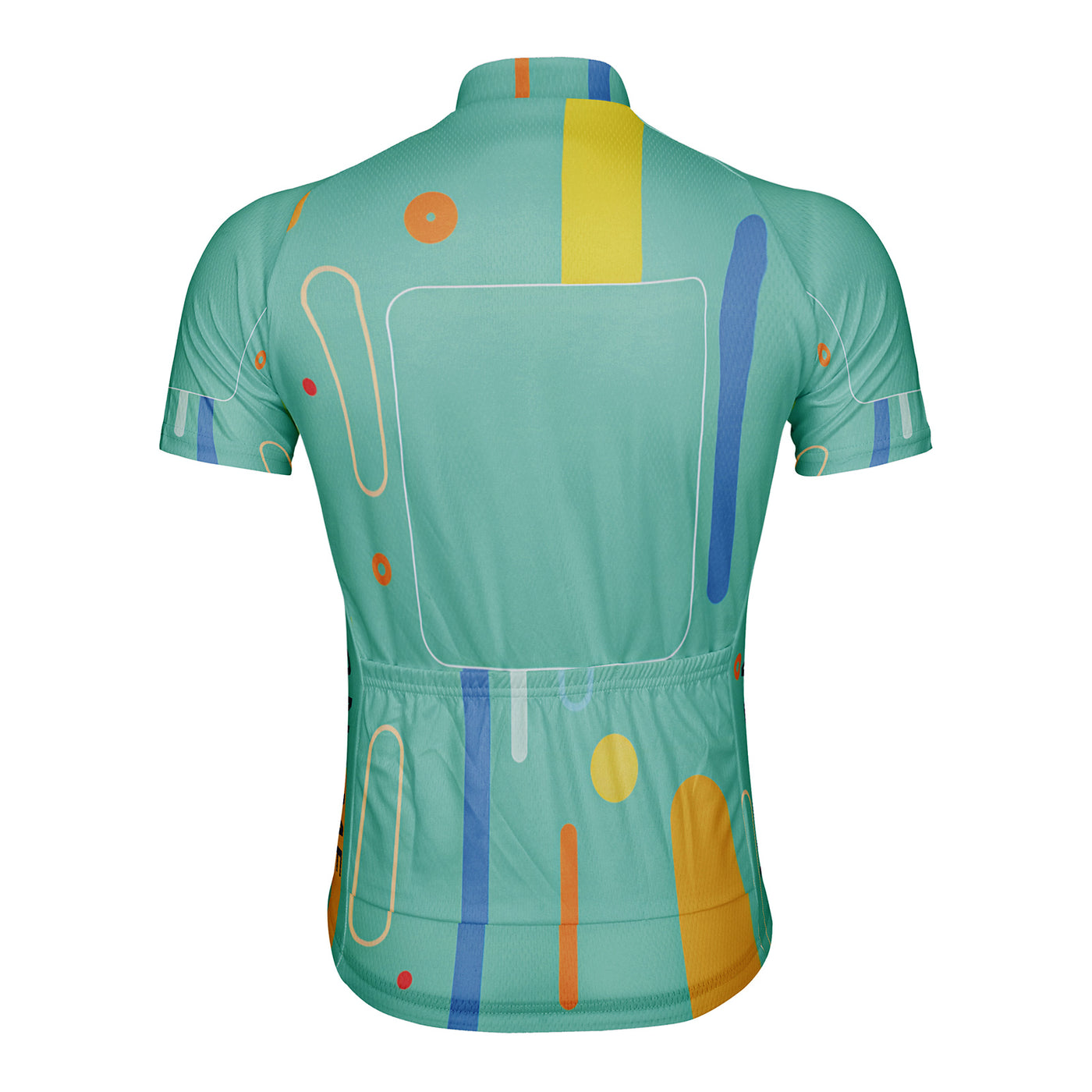 Customized Green Men's Cycling Jersey Short Sleeve