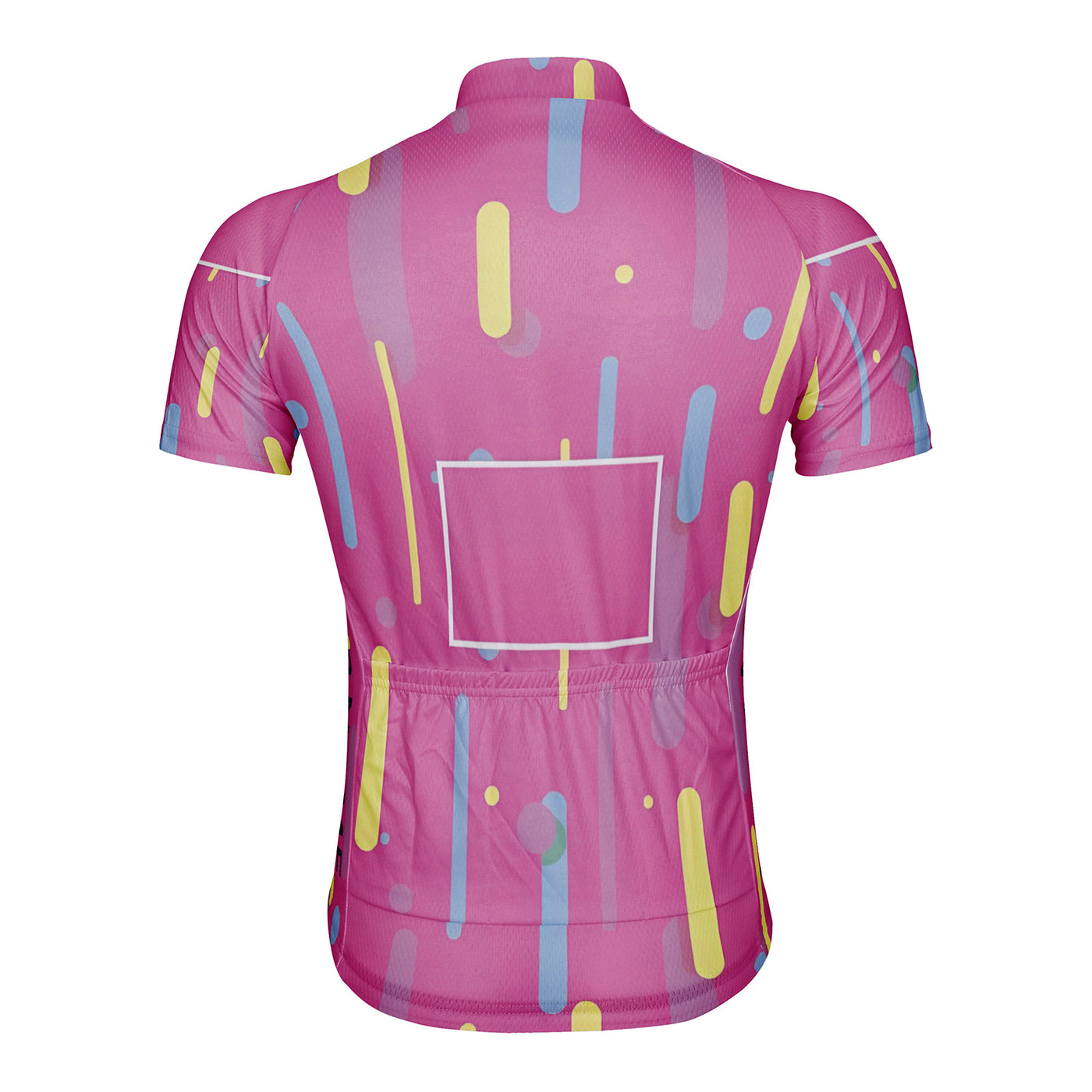 Customized Red Men's Cycling Jersey Short Sleeve