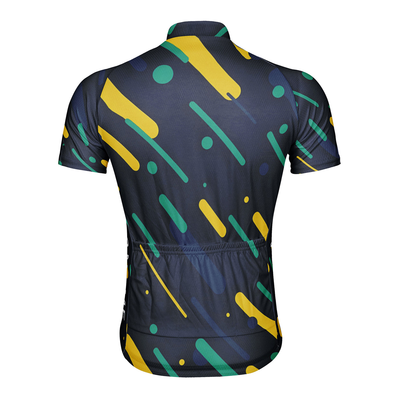 Customized Dark Blue Men's Cycling Jersey Short Sleeve