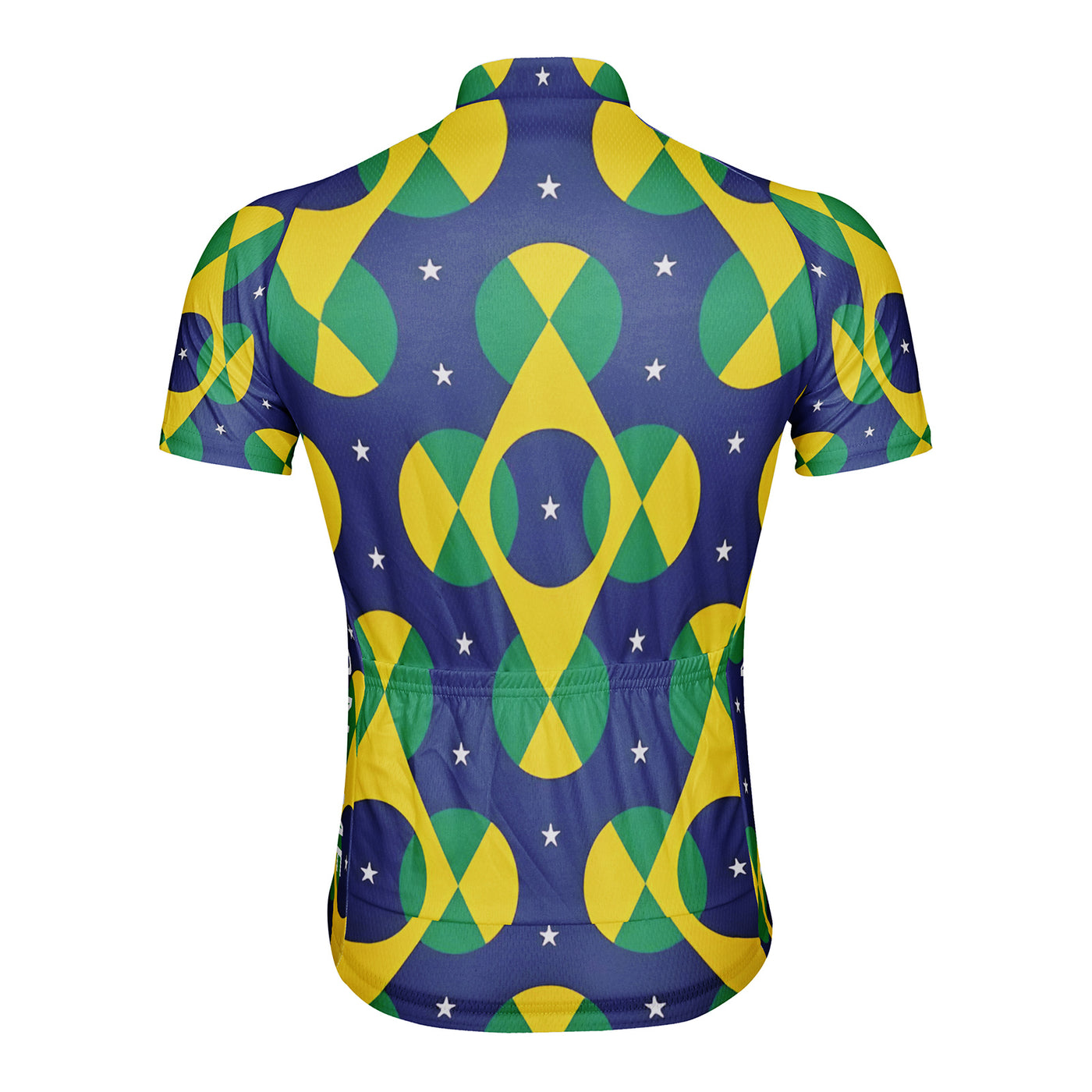 Customized Brazil Men's Cycling Jersey Short Sleeve