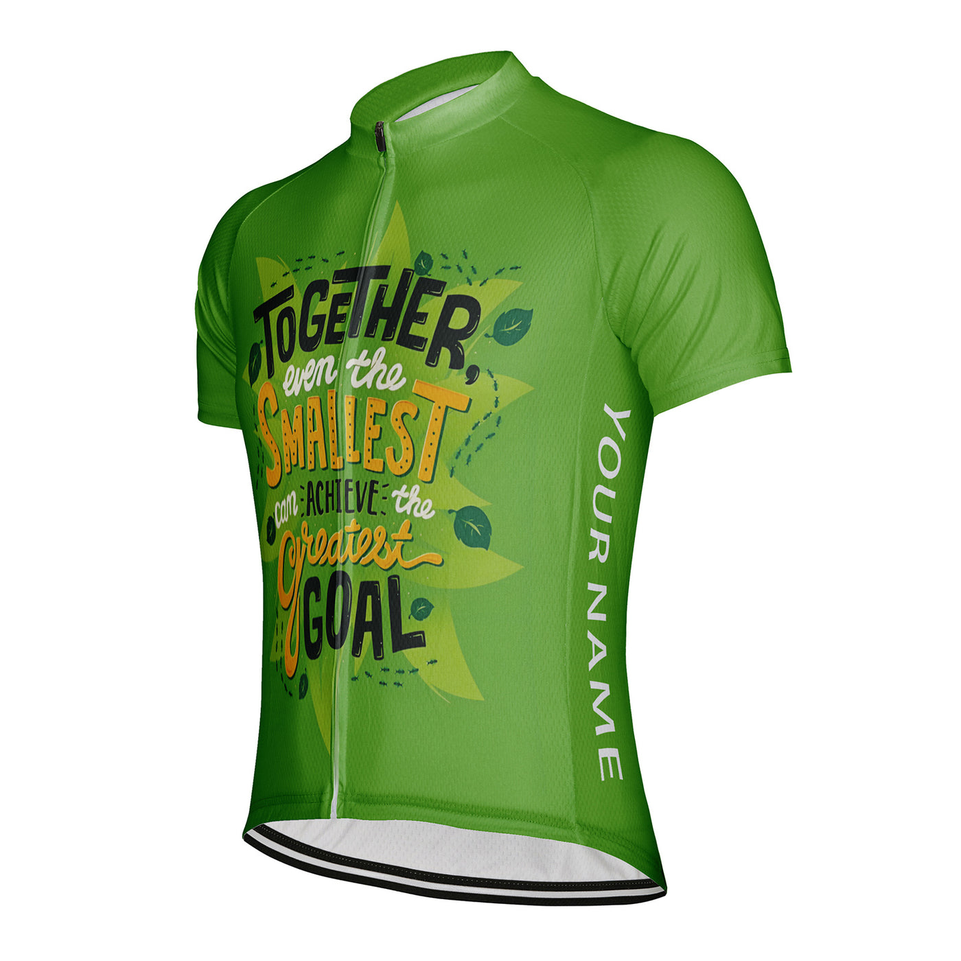 Customized Together Smallest Goal Men's Cycling Jersey Short Sleeve