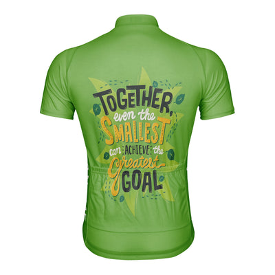 Customized Together Smallest Goal Men's Cycling Jersey Short Sleeve