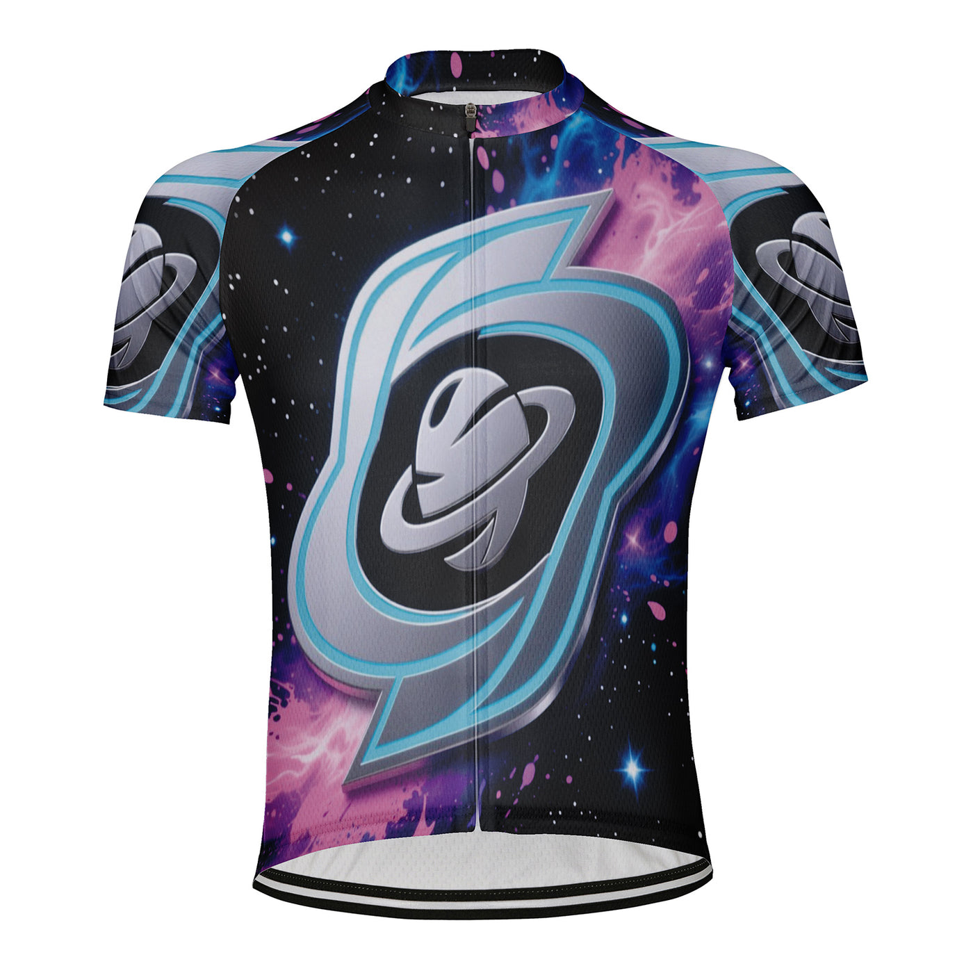 Customized Nasa Style Mission Badge Men's Cycling Jersey Short Sleeve