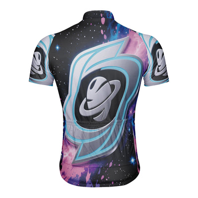 Customized Nasa Style Mission Badge Men's Cycling Jersey Short Sleeve