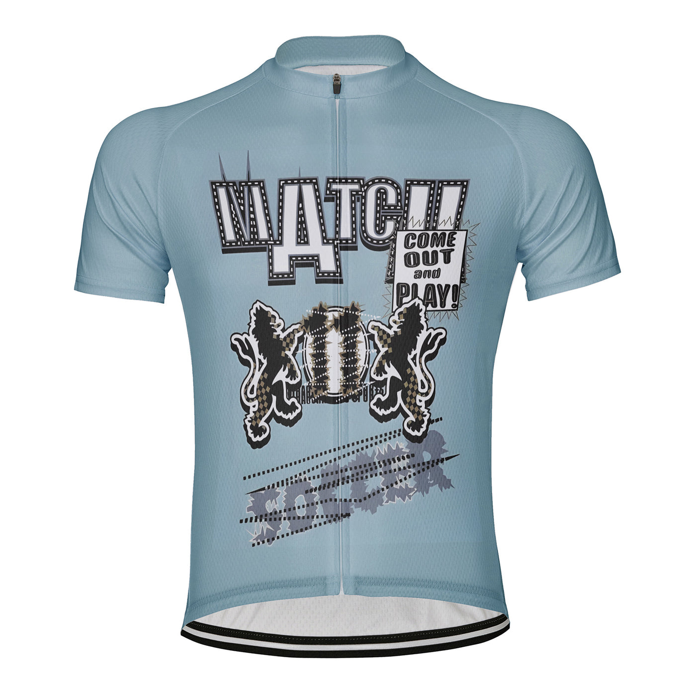 Customized Match Soccer Men's Cycling Jersey Short Sleeve