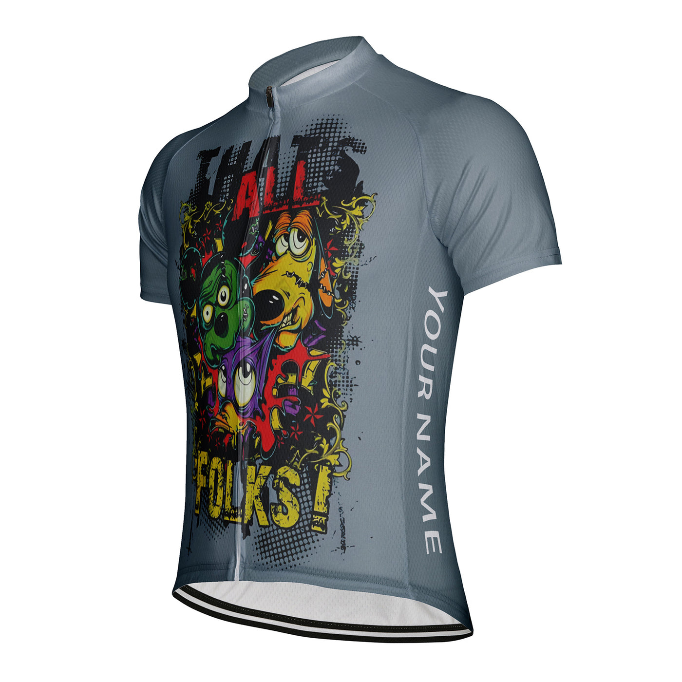 Customized All Folks Men's Cycling Jersey Short Sleeve