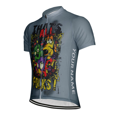 Customized All Folks Men's Cycling Jersey Short Sleeve