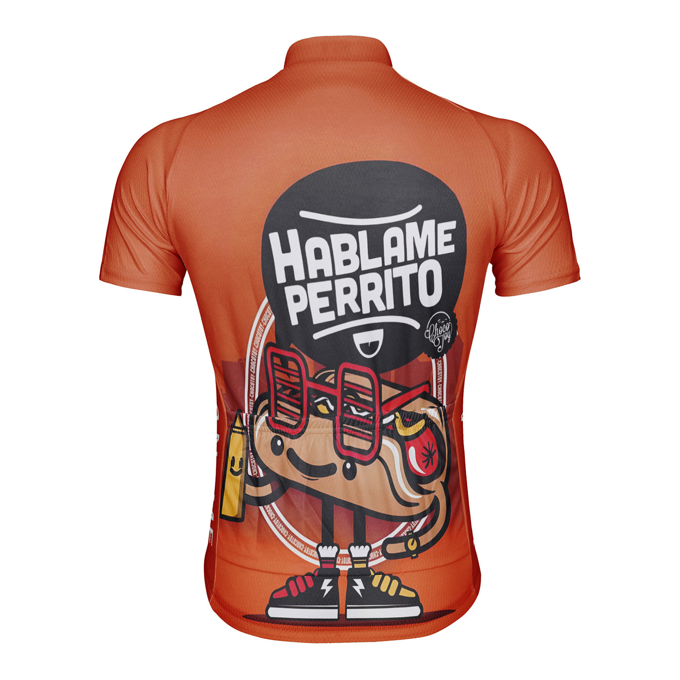Customized Hablame Perrito Men's Cycling Jersey Short Sleeve