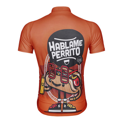 Customized Hablame Perrito Men's Cycling Jersey Short Sleeve