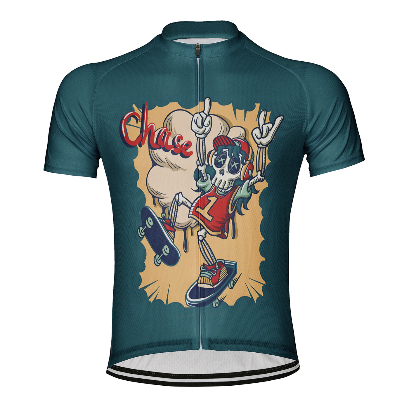 Customized Little Skull Men's Cycling Jersey Short Sleeve