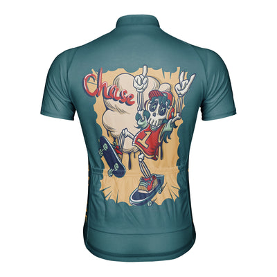 Customized Little Skull Men's Cycling Jersey Short Sleeve