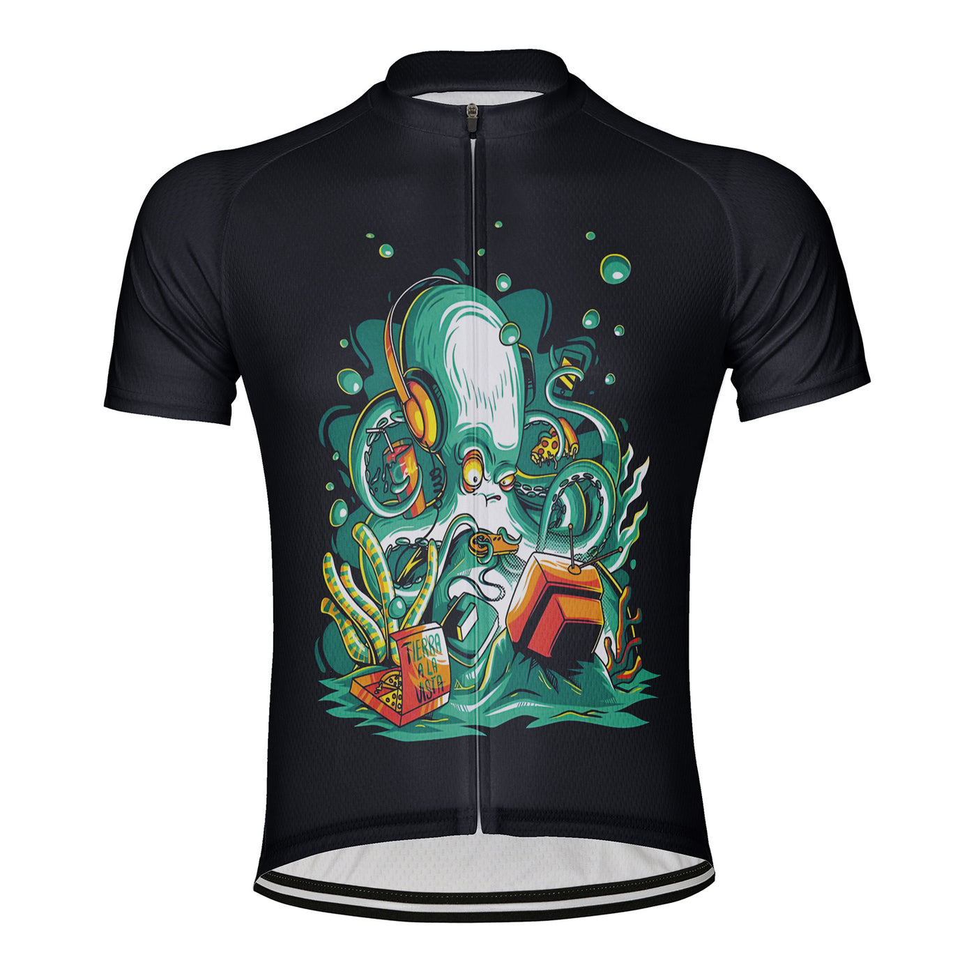 Customized Eight Claw Fish Men's Cycling Jersey Short Sleeve