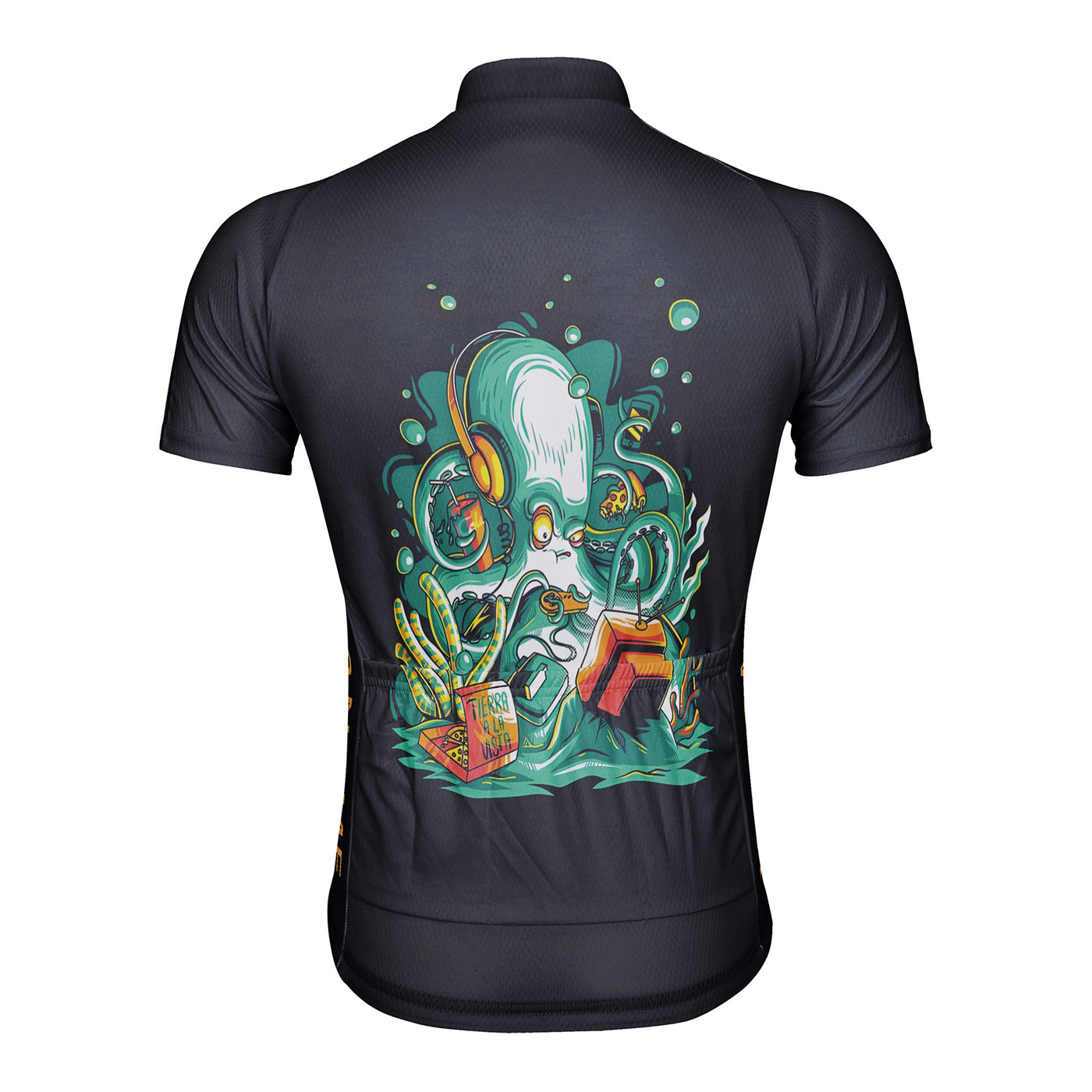 Customized Eight Claw Fish Men's Cycling Jersey Short Sleeve