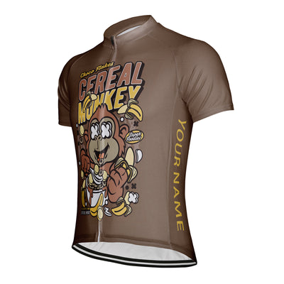 Customized Cereal Munkey Men's Cycling Jersey Short Sleeve