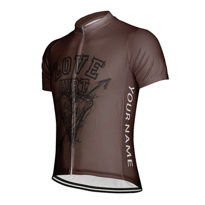 Customized Love Hurt Man Cycling Men's Cycling Jersey Short Sleeve