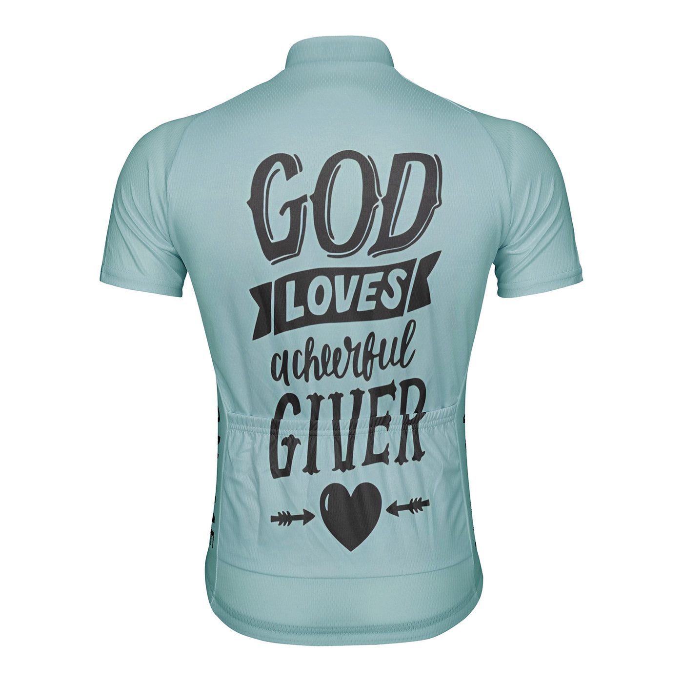 Customized God Loves Giver Men's Cycling Jersey Short Sleeve
