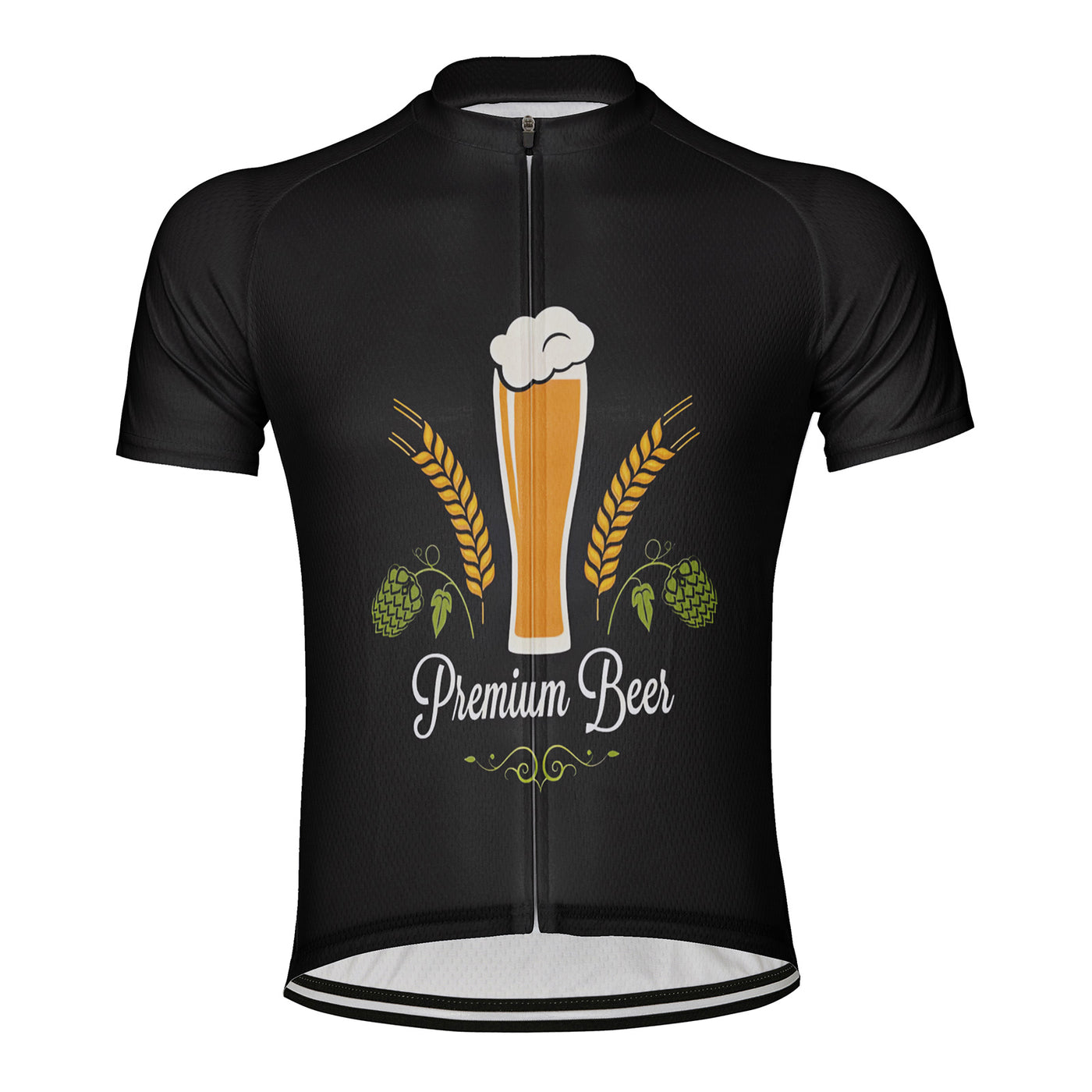 Customized beer Men's Cycling Jersey Short Sleeve