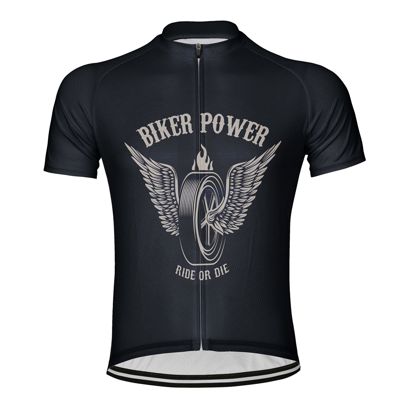 Customized Biker Power Men's Cycling Jersey Short Sleeve