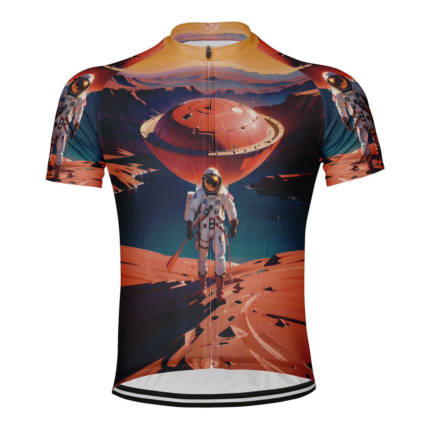 Customized Moon Men's Cycling Jersey Short Sleeve