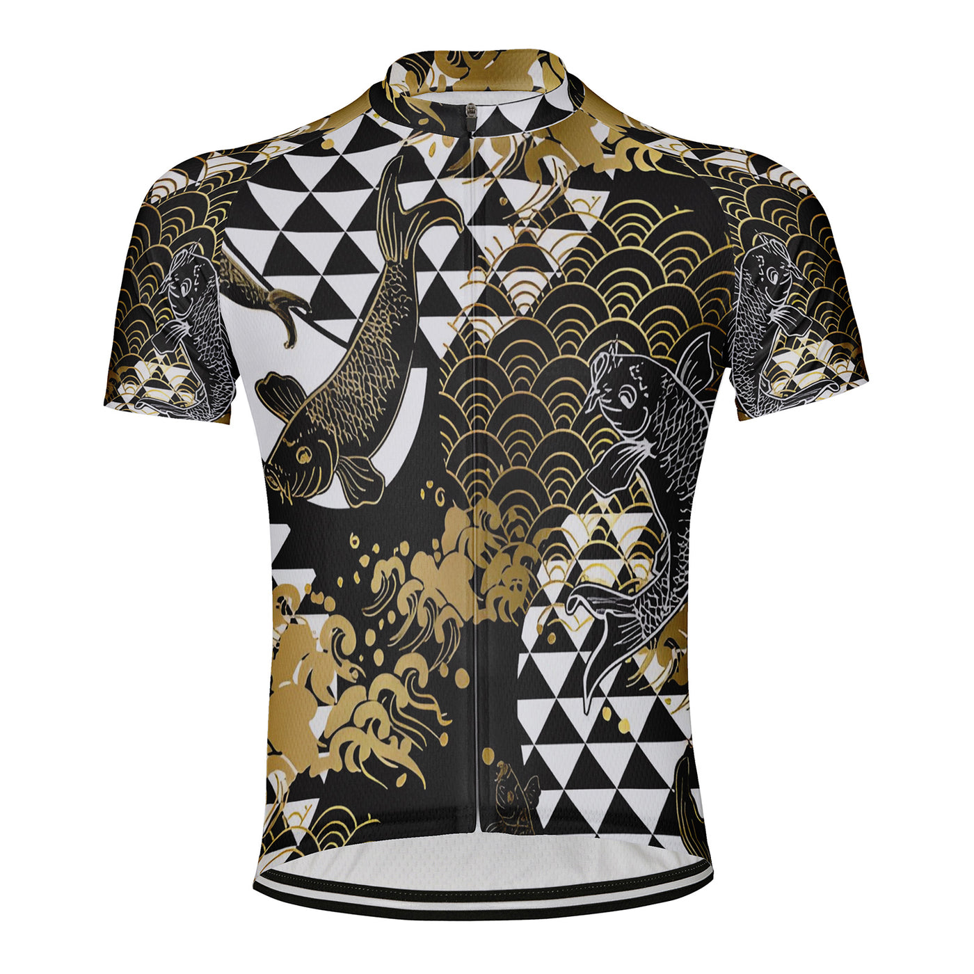 Customized Kimono pattern Men's Cycling Jersey Short Sleeve