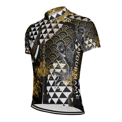 Customized Kimono pattern Men's Cycling Jersey Short Sleeve