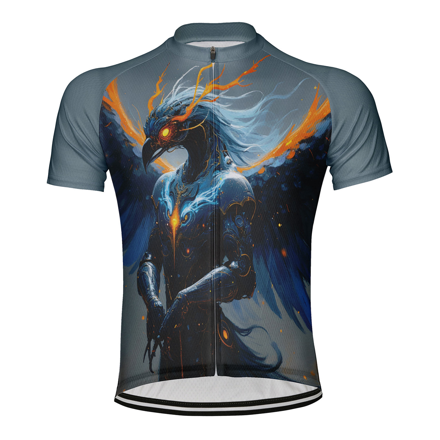 Customized Oriental Divine Bird Men's Cycling Jersey Short Sleeve