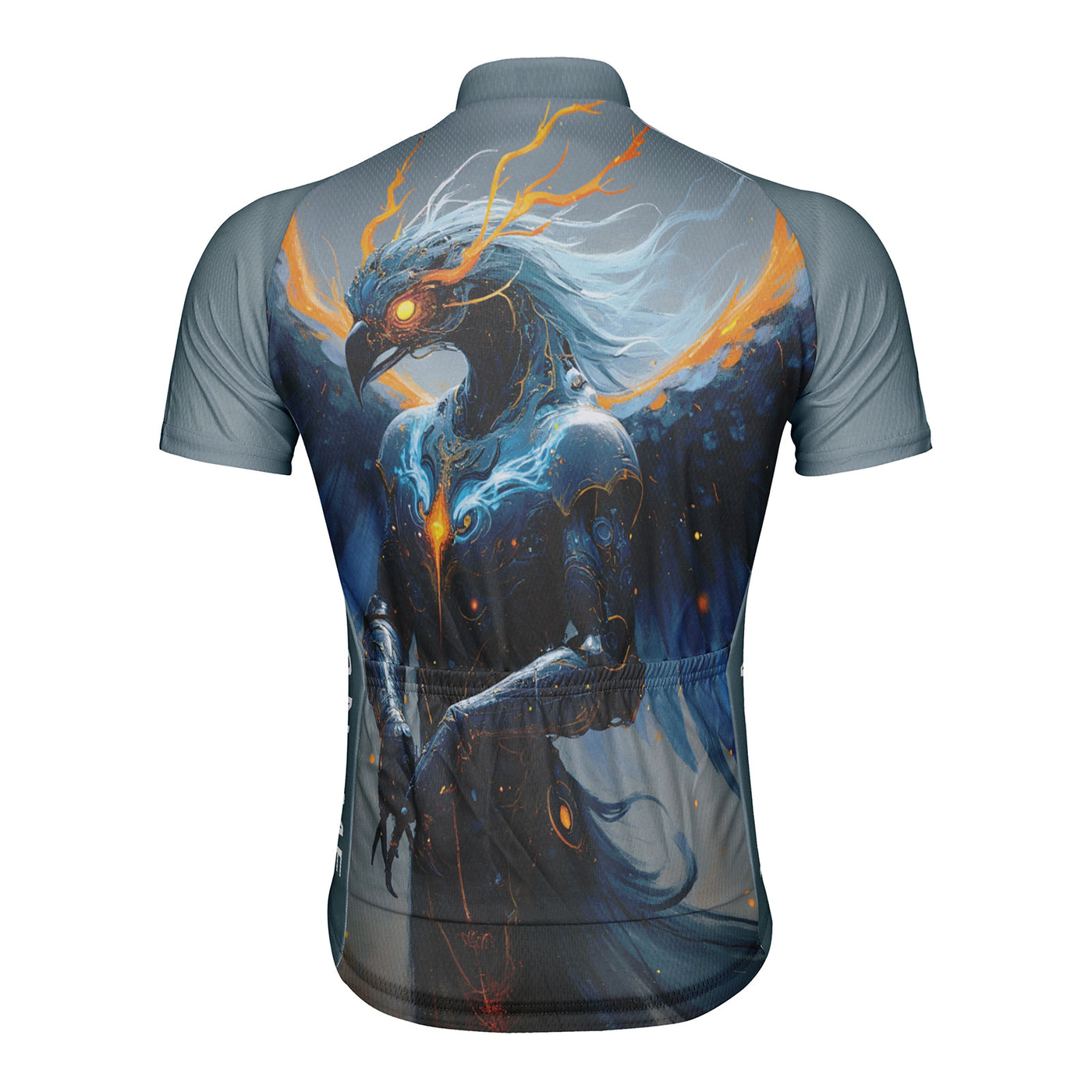 Customized Oriental Divine Bird Men's Cycling Jersey Short Sleeve